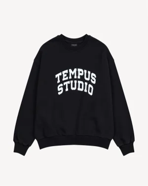 TEMPUS STUDIO Arch 大學T【黑色】