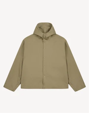 尼龍連帽外套【Beige】